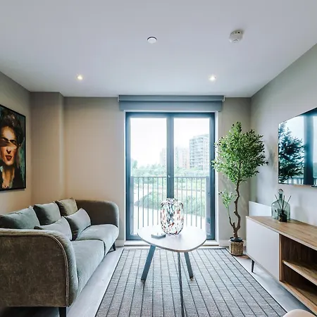 Apartment Stylish Leeds Centre Flat - Free Parking